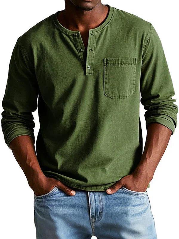 Glebronia | Camicia Henley a maniche lunghe