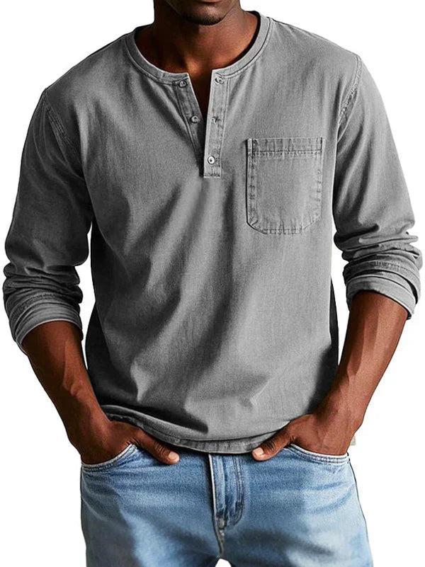 Glebronia | Camicia Henley a maniche lunghe