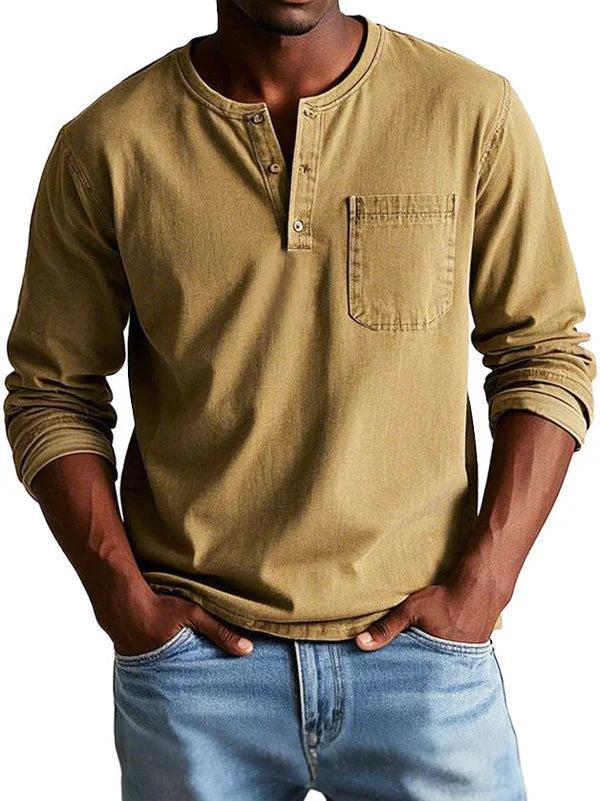 Glebronia | Camicia Henley a maniche lunghe