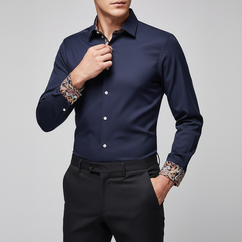 Glebronia | Camicia a maniche lunghe dalla linea raffinata