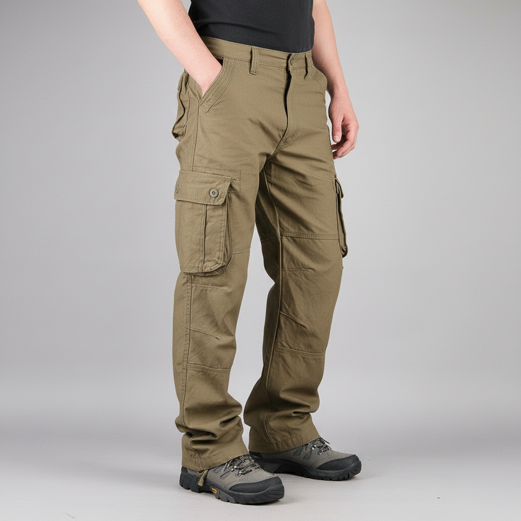 Glebronia | Comodi pantaloni cargo con tasche laterali