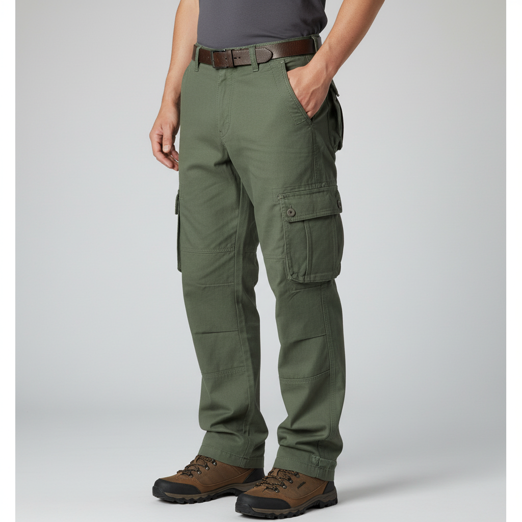 Glebronia | Comodi pantaloni cargo con tasche laterali