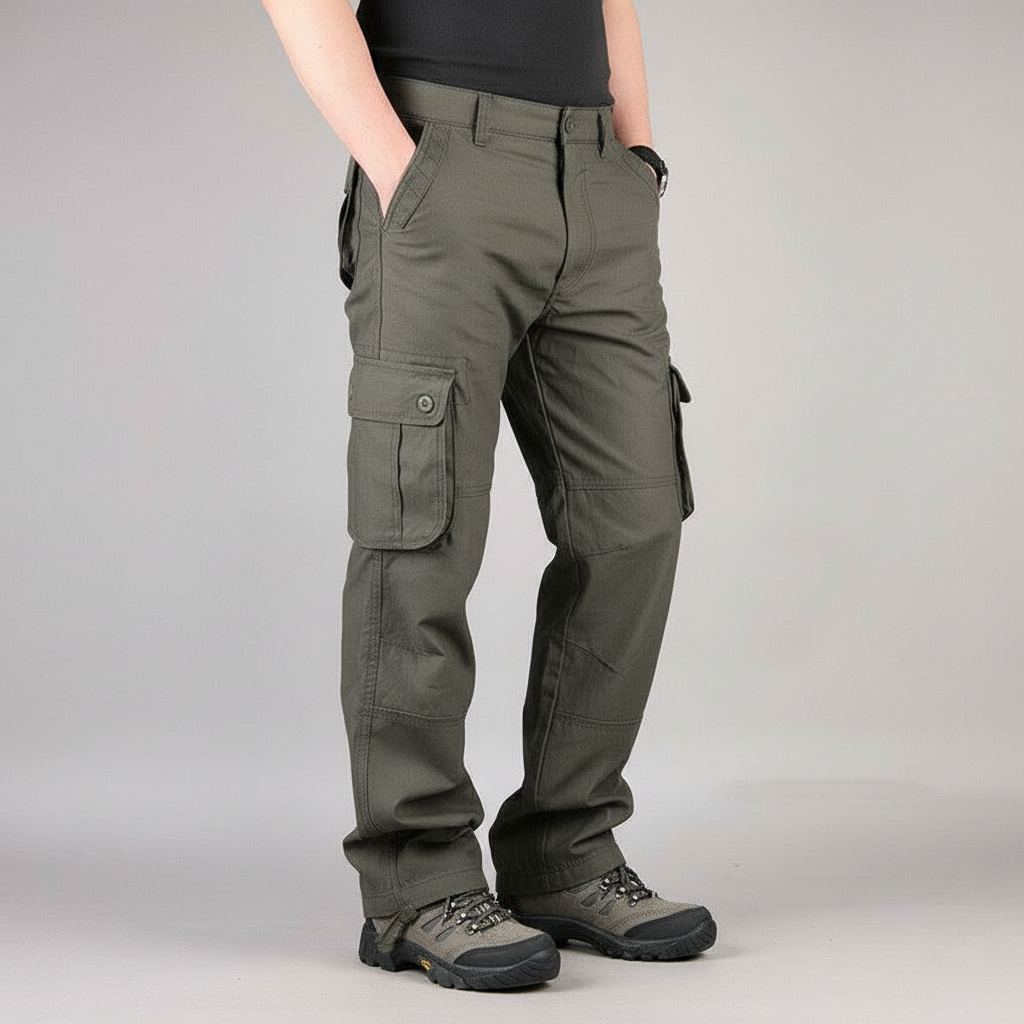 Glebronia | Comodi pantaloni cargo con tasche laterali