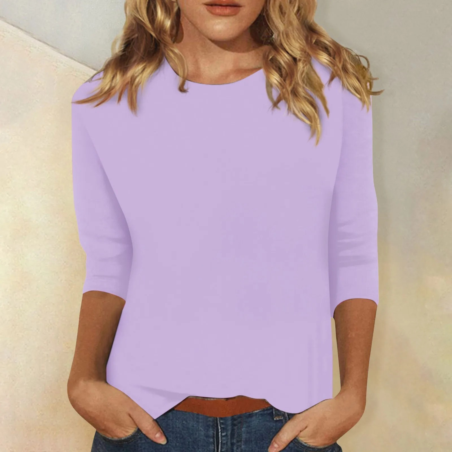 Glebronia | Elegante camicia con scollo rotondo