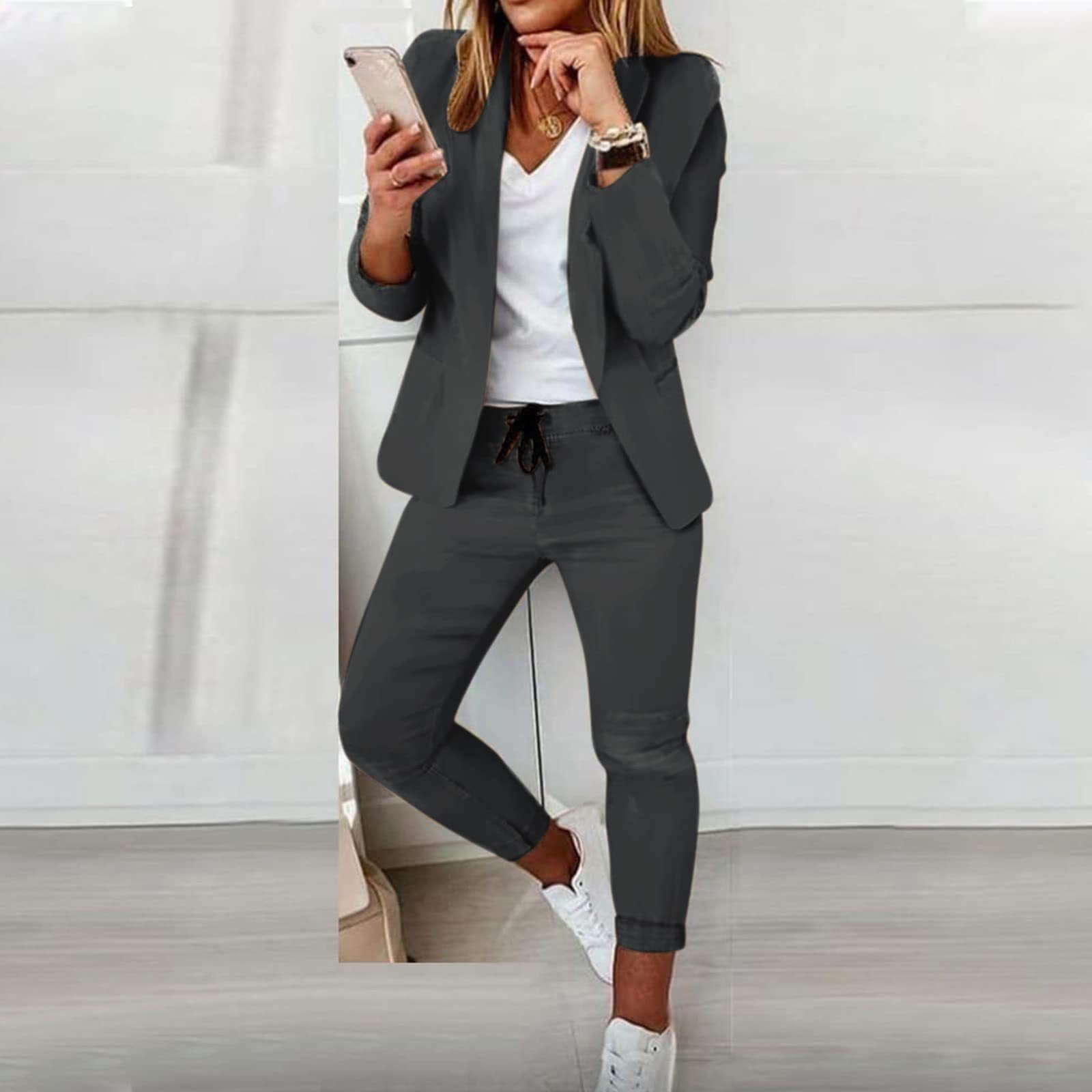 Glebronia | Elegante completo con blazer e pantaloni coordinati