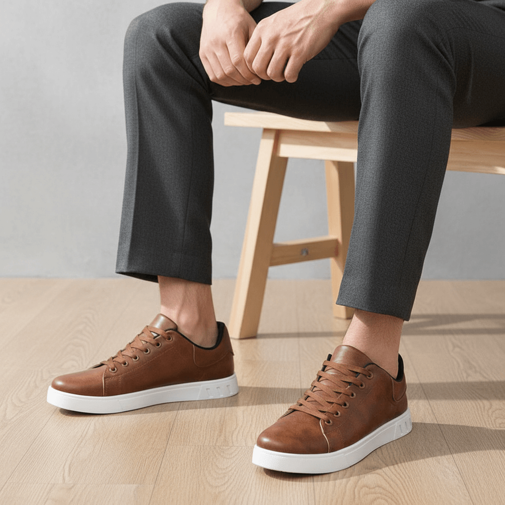 Glebronia | Eleganti sneaker in pelle lucida