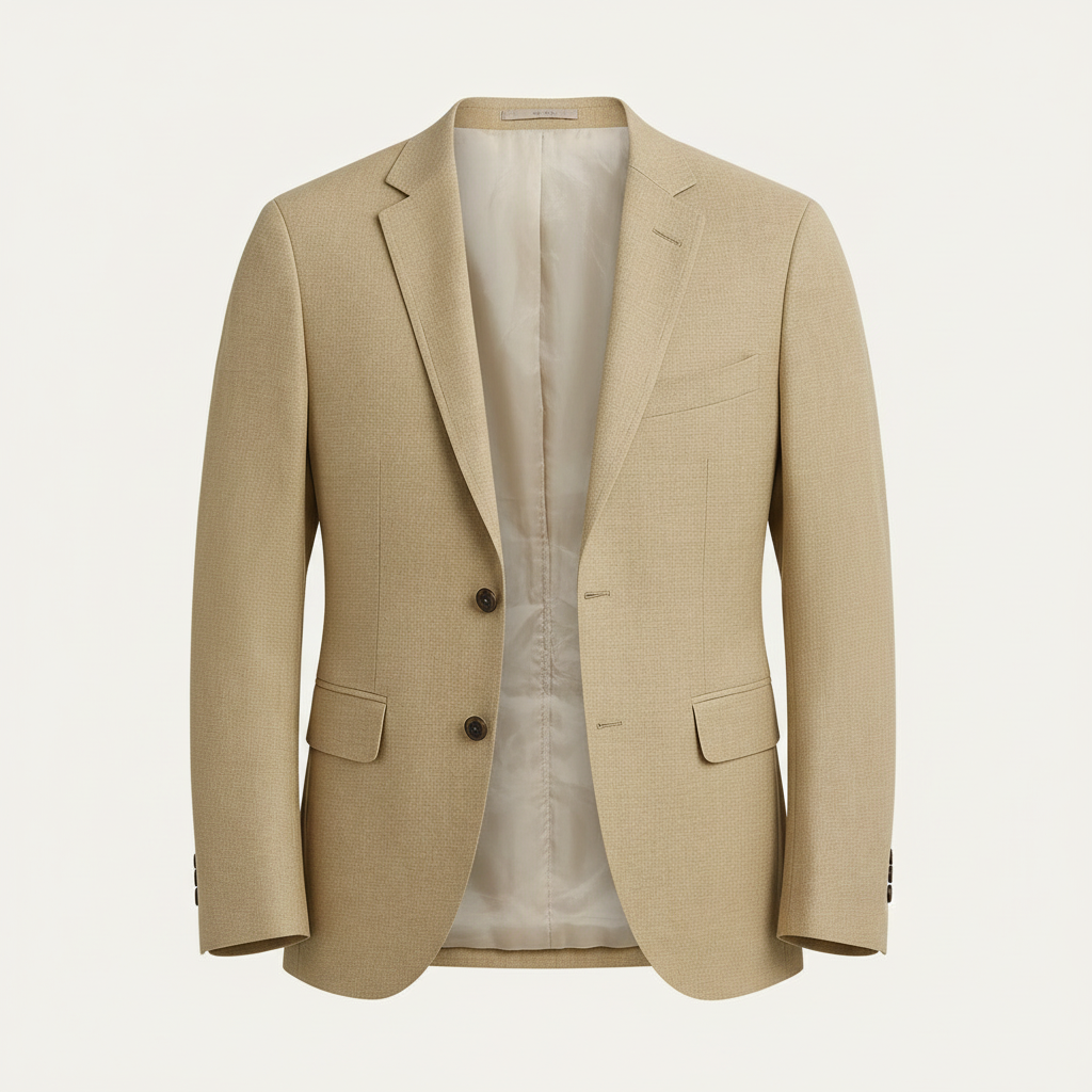 Glebronia | Misto lino-cotone blazer con taglio sartoriale