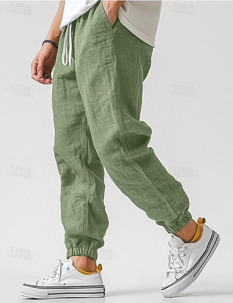 Glebronia | Pantaloni in lino leggeri con silhouette rilassata