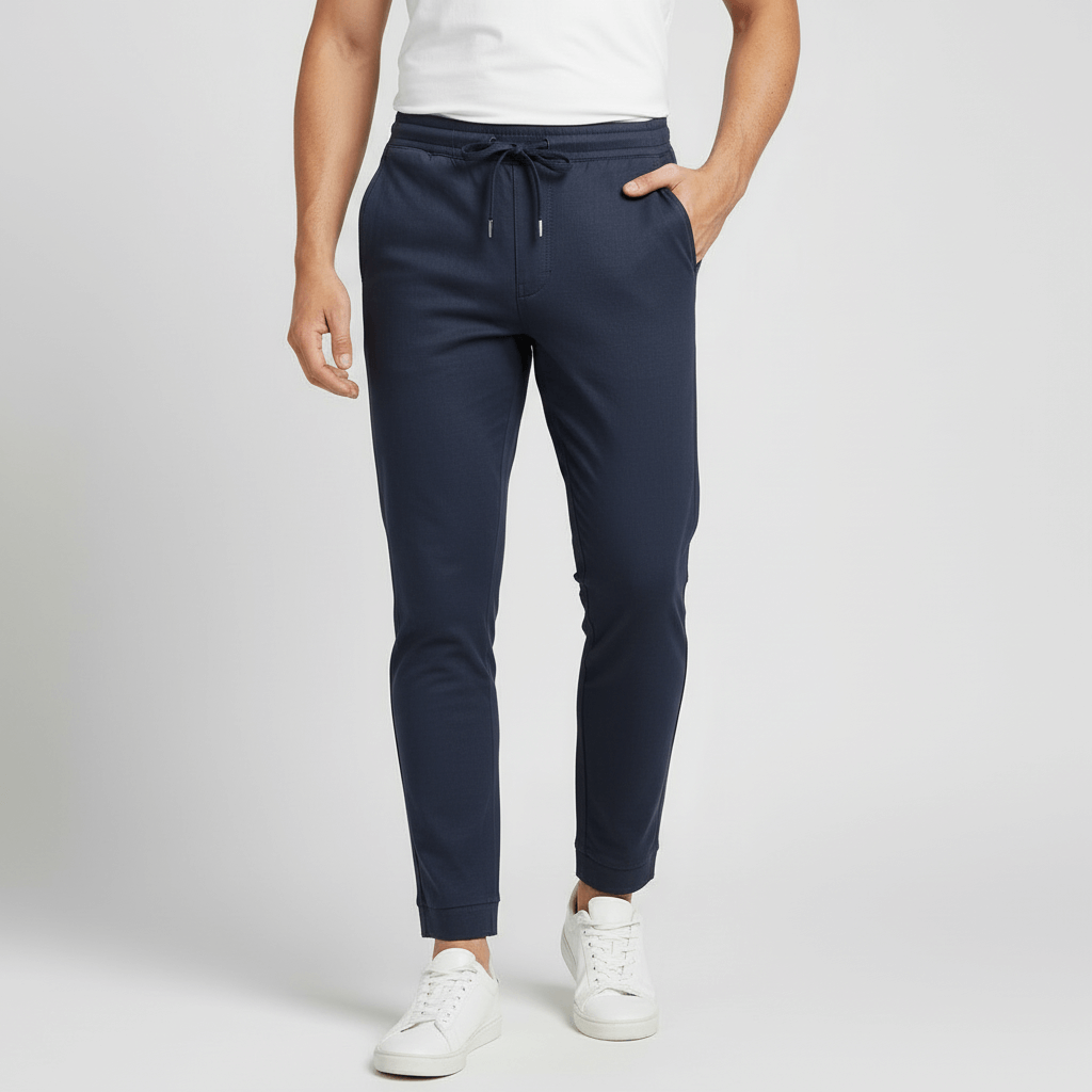 Glebronia | Pantaloni jogger slim fit con elastico in vita