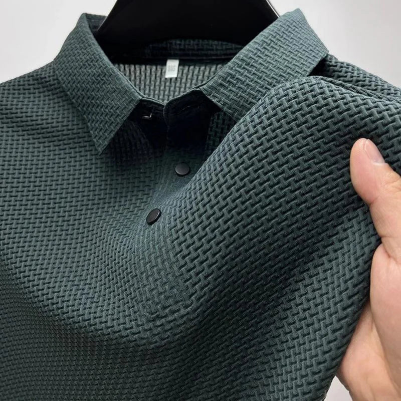Glebronia | Polo leggera con colletto classico
