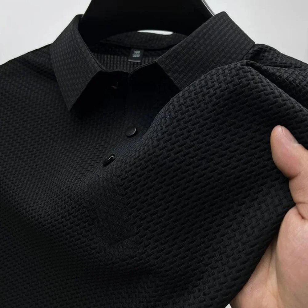 Glebronia | Polo leggera con colletto classico
