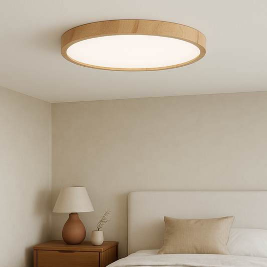 Plafoniera LED Soffitto Moderna | Lampada Da Soffitto Minimalista | Plafoniera Soffitto Design | Lampade Da Soffitto Legno | Lampada Da Soffitto Elegante 1