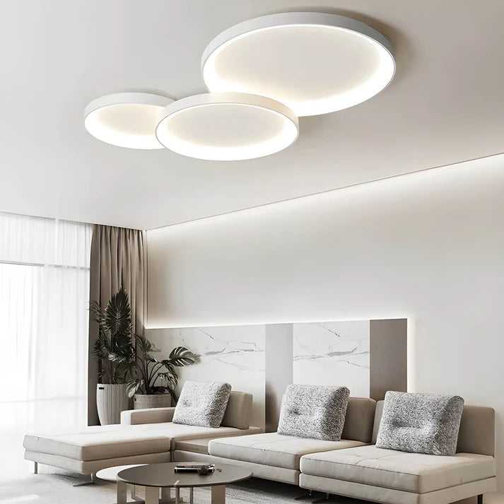 Plafoniera LED Soffitto Moderna | Lampada da Soffitto Minimalista | Illuminazione Contemporanea | Luci LED Soffitto | Lampada da Soffitto per Sala da Pranzo 4