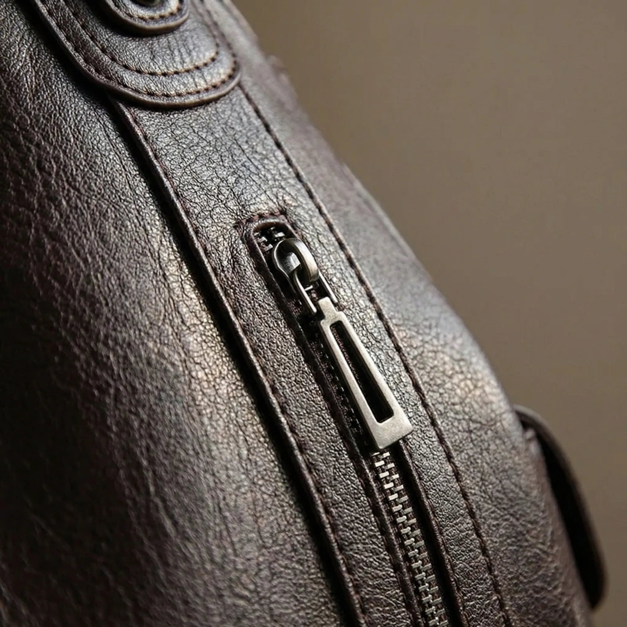 Borsa a tracolla da donna in ecopelle con tasche, borsa a spalla capiente per il lavoro - view 6