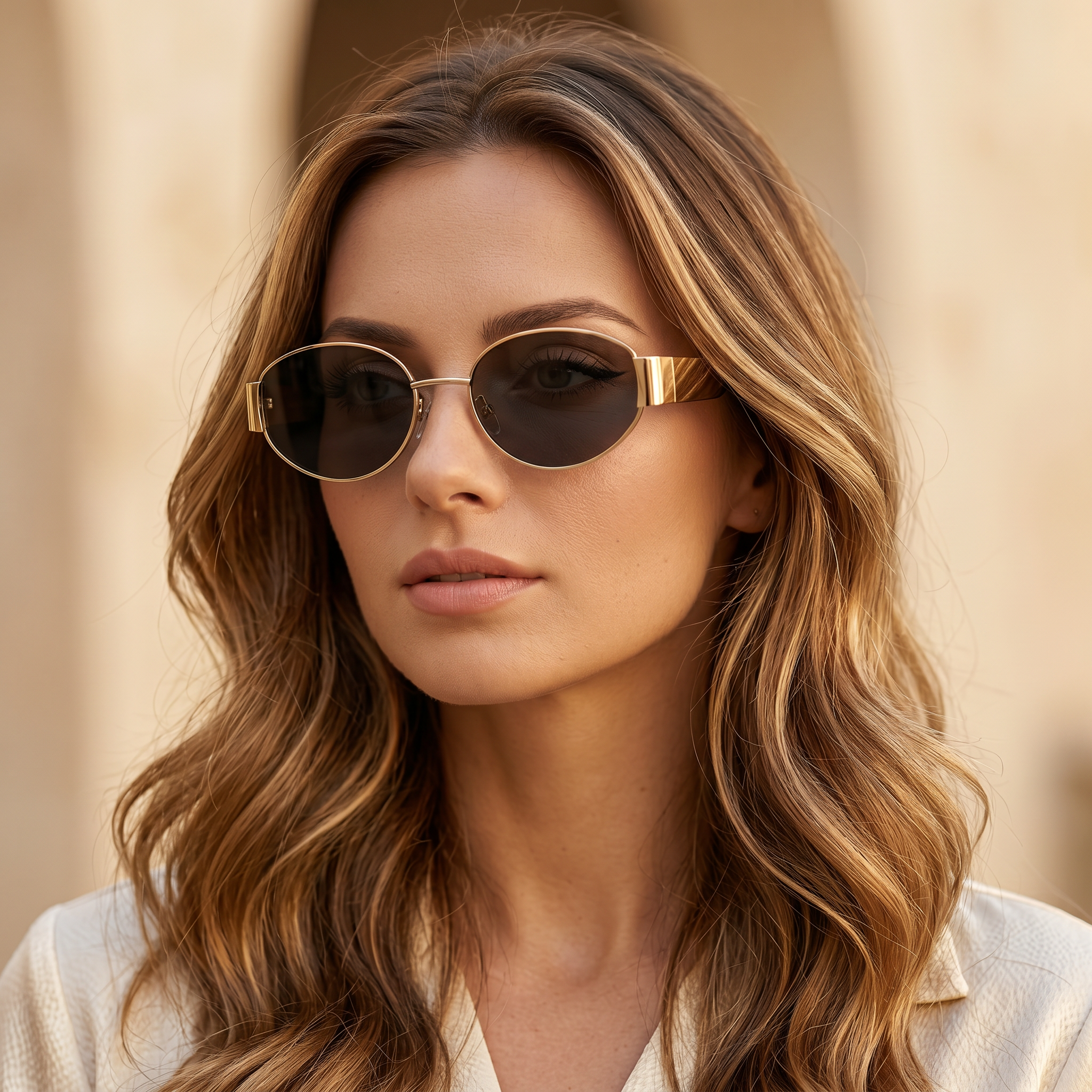 Glebronia | Elegante solbriller med retrodesign