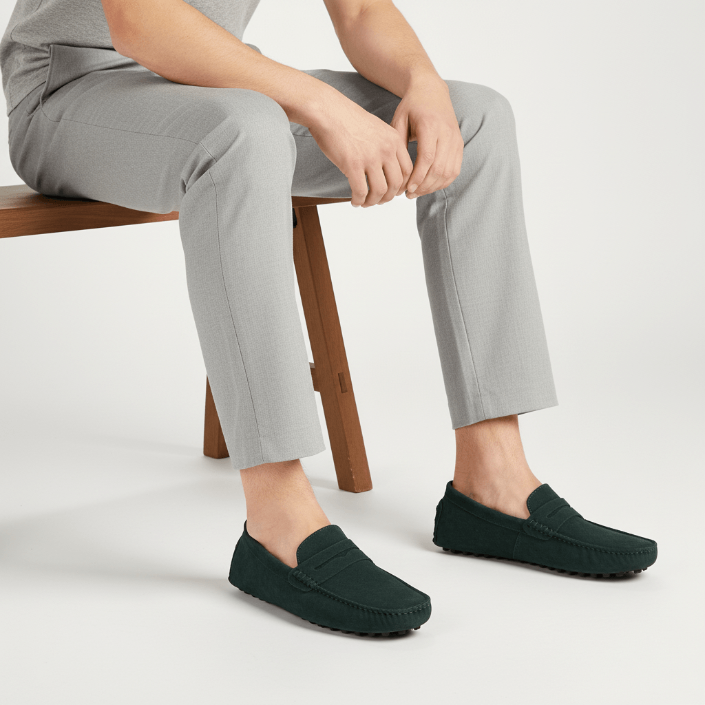 Mocassini da uomo eleganti con soletta morbida e design italiano - view 10