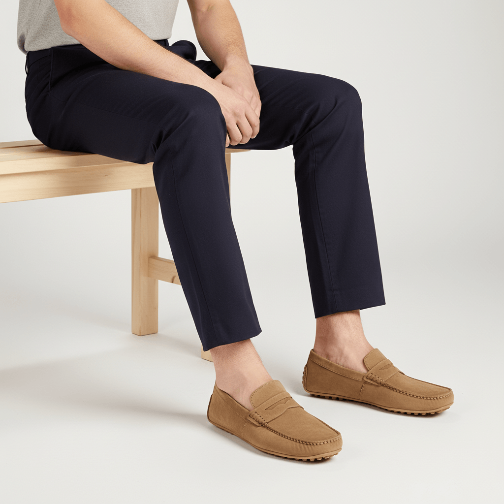 Mocassini da uomo eleganti con soletta morbida e design italiano - view 11