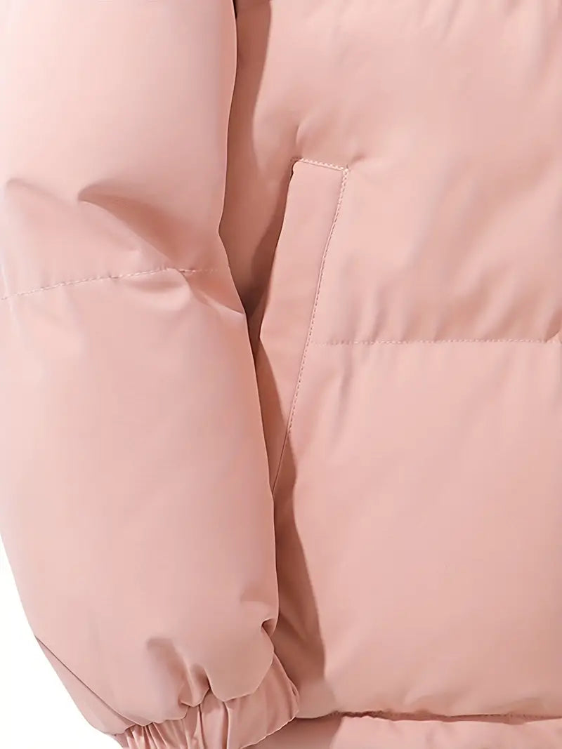 Piumino donna invernale con cappuccio, caldo e trapuntato - giubbotto imbottito per il freddo - view 9