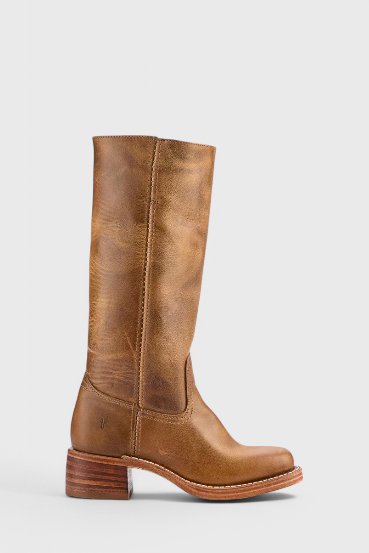 Stivali da donna al ginocchio in pelle con tacco, per l'inverno e le occasioni eleganti - view 19