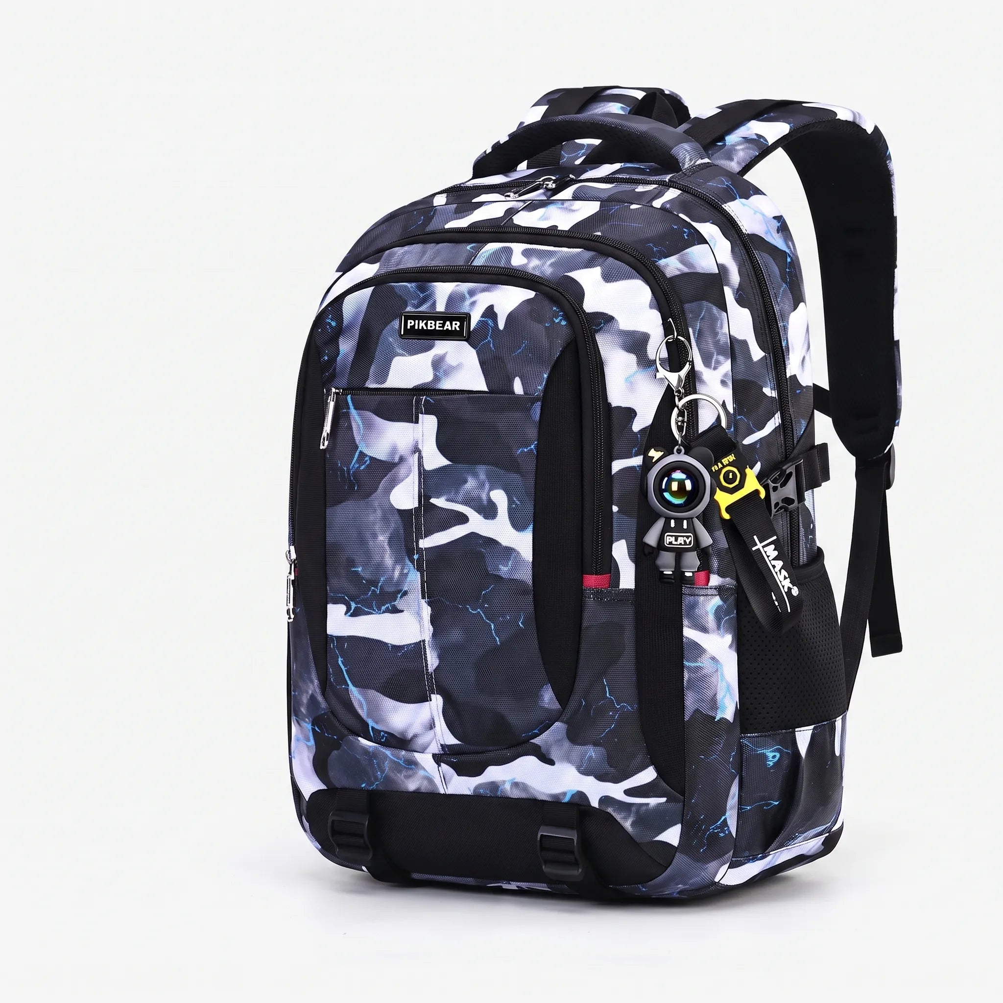 Zaino scolastico multitasche con porta pc 16 pollici, ergonomico per ragazzi, per superiori e viaggio - view 6