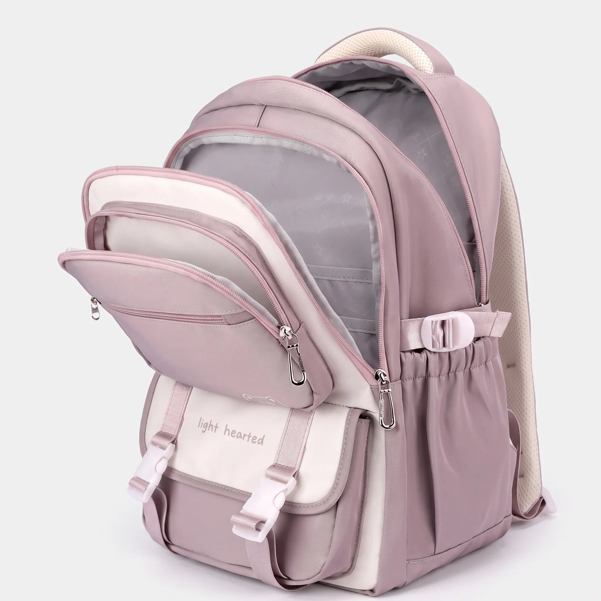 Zaino scolastico multitasche con porta pc, per medie e superiori - zaino con tante tasche - view 8