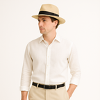 Glebronia | Ampia tesa, stile estivo, elegante cappello panama