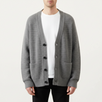 Glebronia | Ampio cardigan in maglia con scollo a V