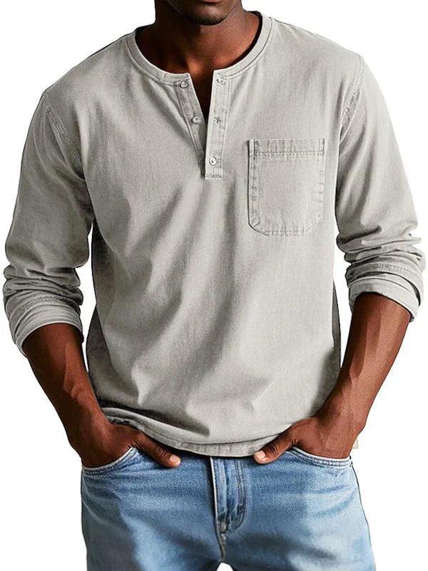 Glebronia | Camicia Henley a maniche lunghe