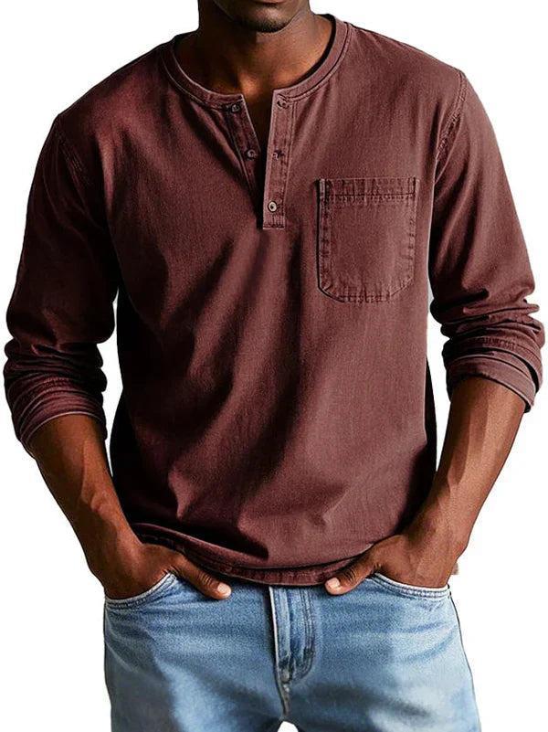 Glebronia | Camicia Henley a maniche lunghe
