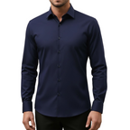 Glebronia | Camicia a maniche lunghe con colletto a punta