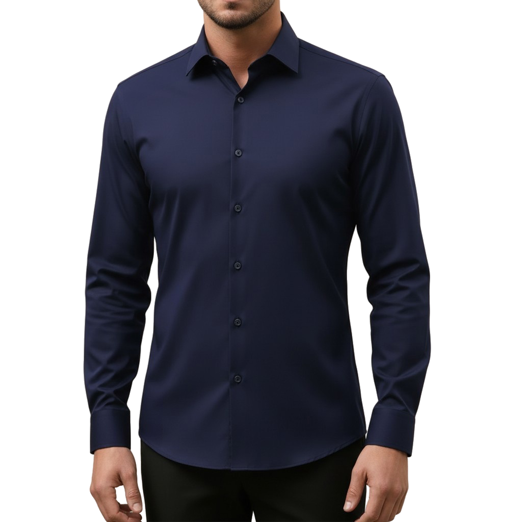 Glebronia | Camicia a maniche lunghe con colletto a punta