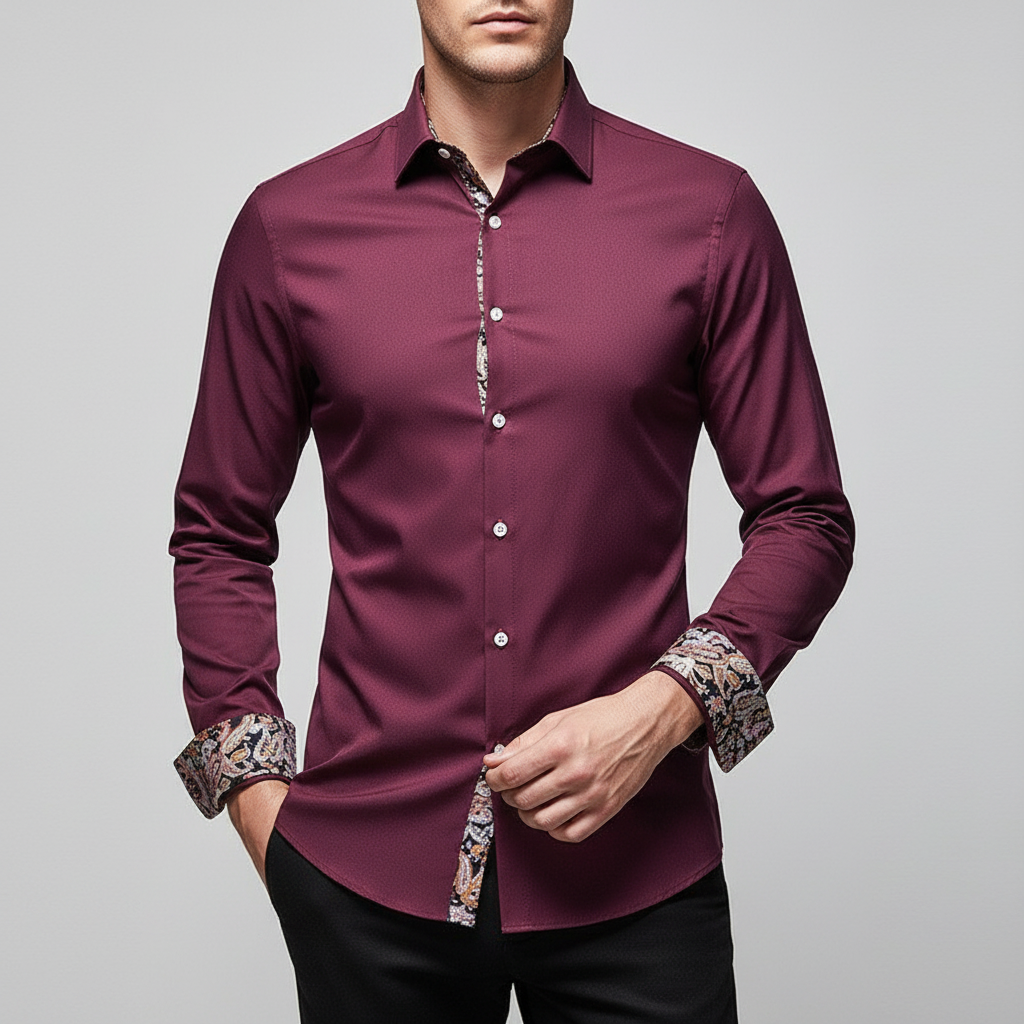 Glebronia | Camicia a maniche lunghe dalla linea raffinata