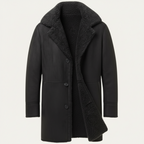 Glebronia | Cappotto in montone con vestibilità strutturata e tasche profonde