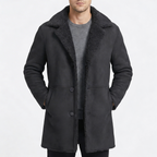 Glebronia | Cappotto in montone con vestibilità strutturata e tasche profonde