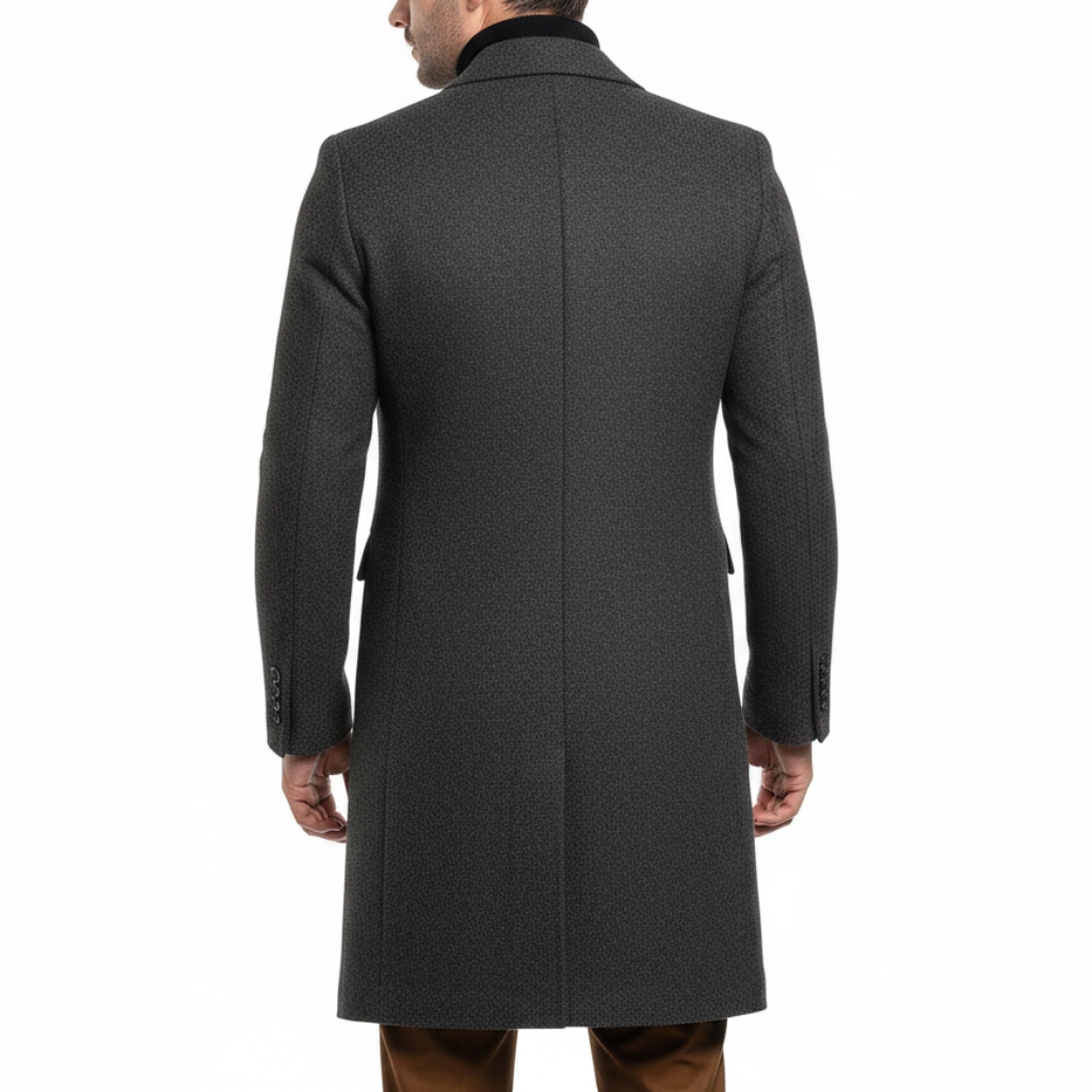 Glebronia | Cappotto lungo in misto lana con tasche profonde