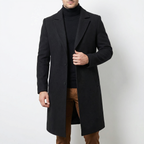 Glebronia | Cappotto lungo in misto lana con tasche profonde