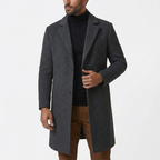 Glebronia | Cappotto lungo in misto lana con tasche profonde