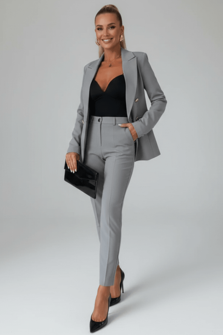 Glebronia | Completo composto da blazer classico e pantaloni eleganti a gamba dritta