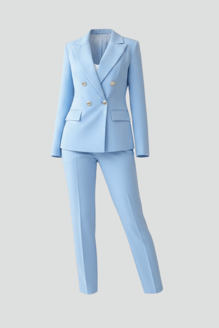 Glebronia | Completo composto da blazer classico e pantaloni eleganti a gamba dritta