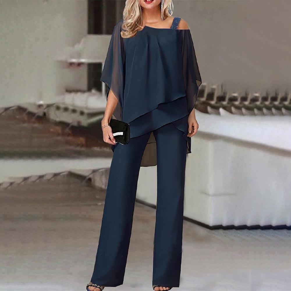 Glebronia | Completo due pezzi composto da blusa a spalle scoperte e pantaloni