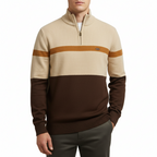 Glebronia | Cotone medio con zip a un quarto pullover