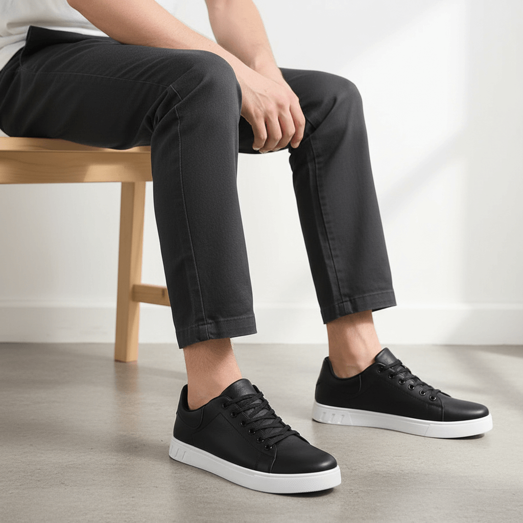 Glebronia | Eleganti sneaker in pelle lucida