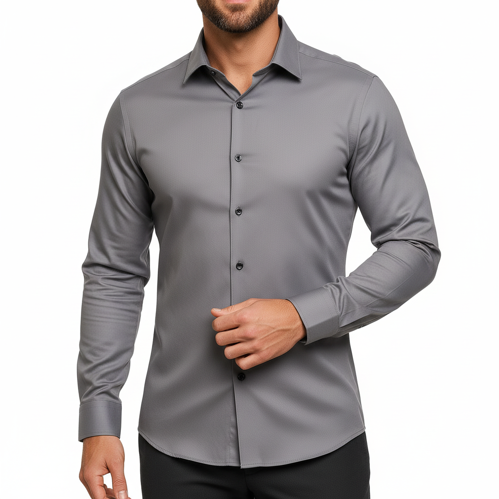 Glebronia | Finitura senza pieghe camicia uomo