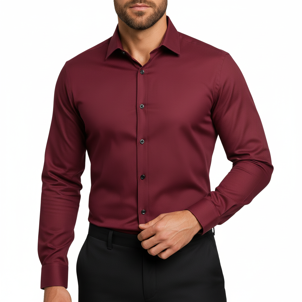 Glebronia | Finitura senza pieghe camicia uomo