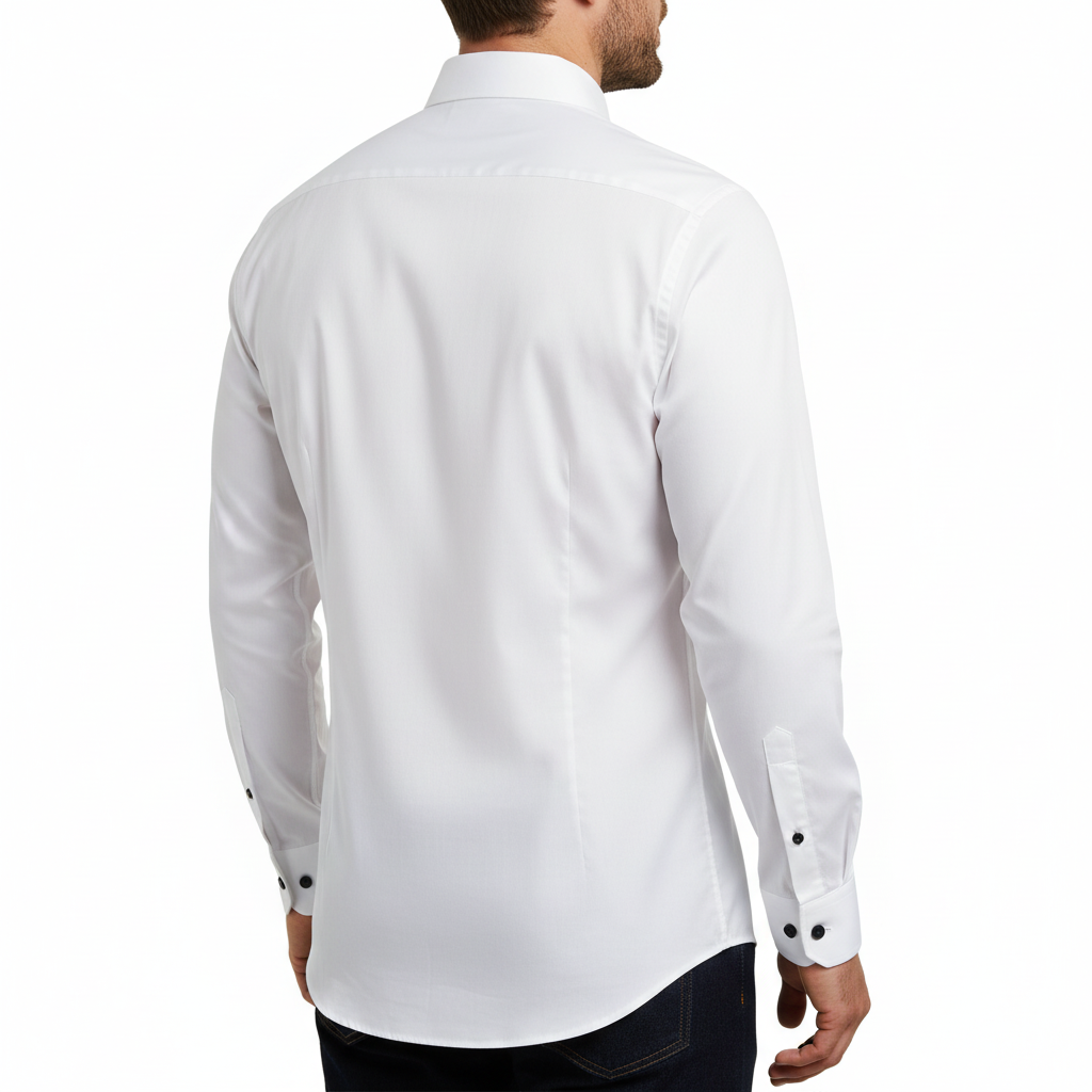 Glebronia | Finitura senza pieghe camicia uomo