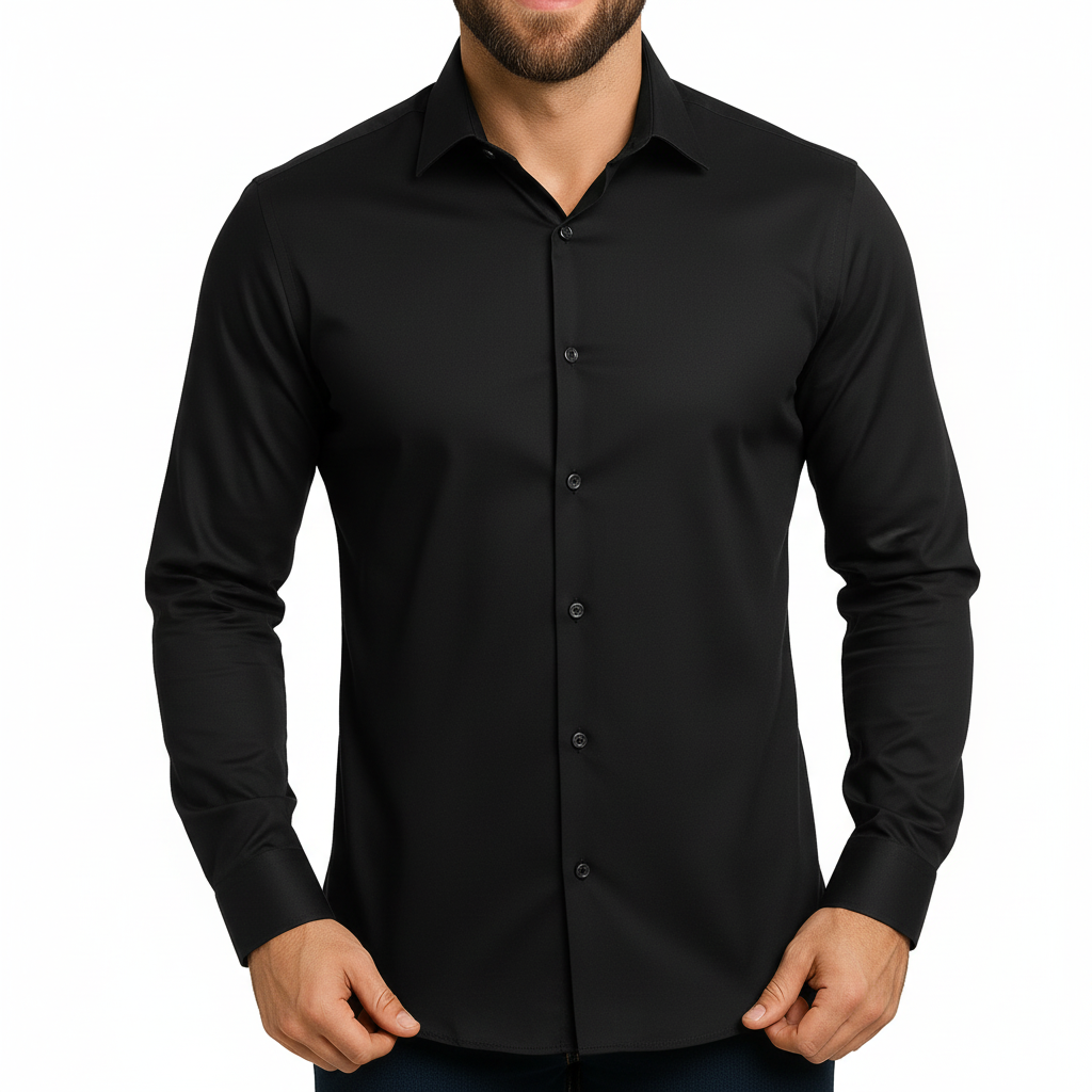 Glebronia | Finitura senza pieghe camicia uomo