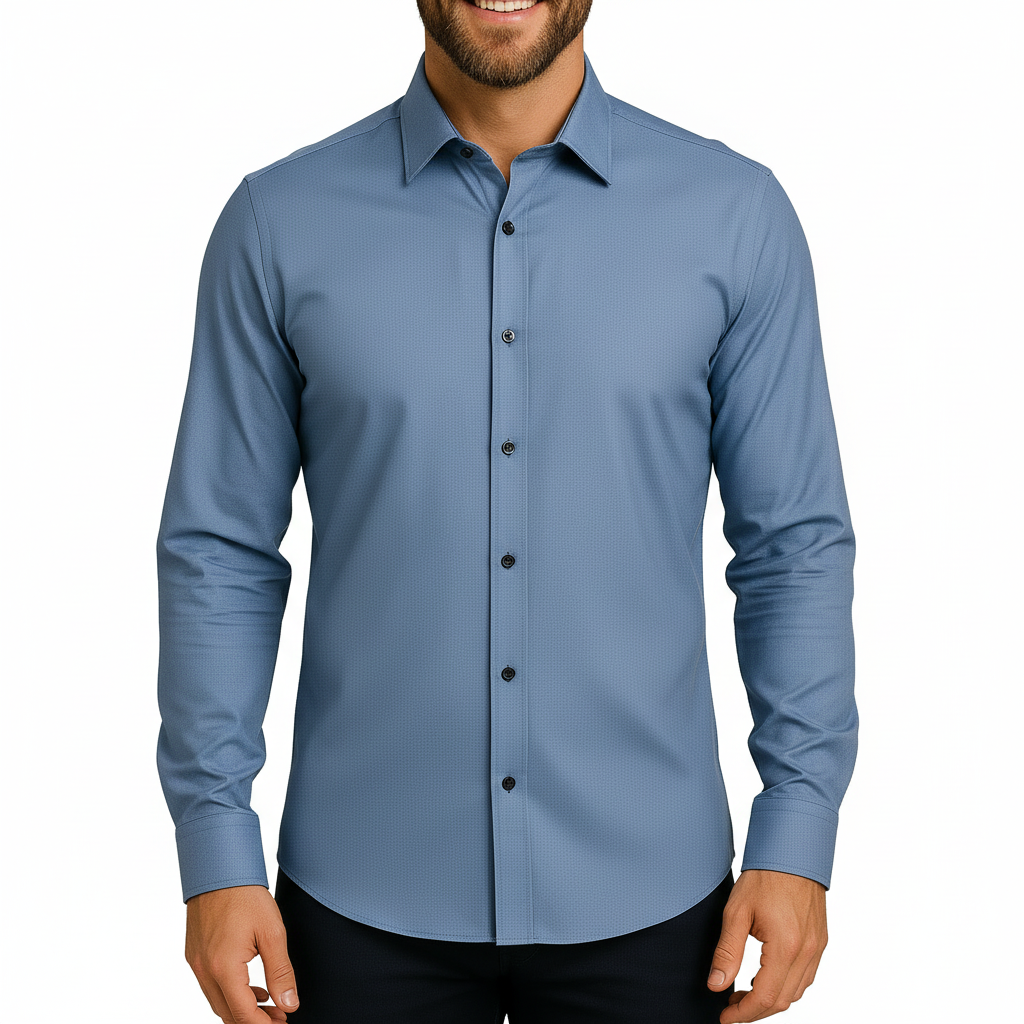 Glebronia | Finitura senza pieghe camicia uomo