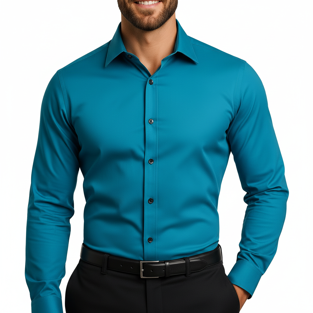 Glebronia | Finitura senza pieghe camicia uomo