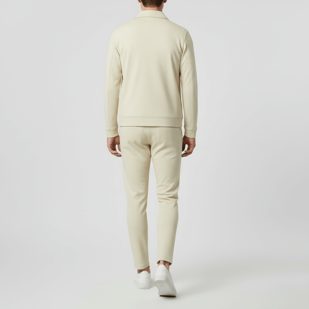 Glebronia | Giacca con colletto alto e pantaloni slim-fit
