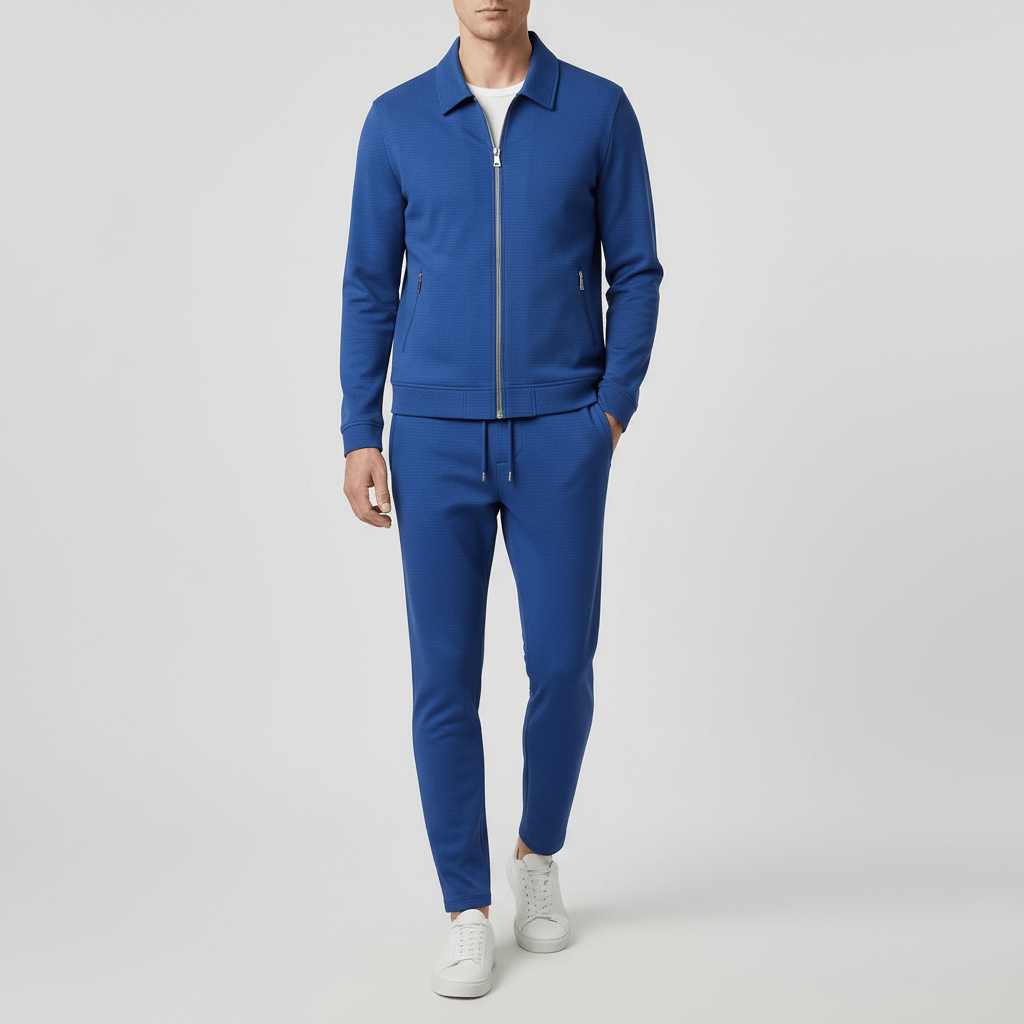 Glebronia | Giacca con colletto alto e pantaloni slim-fit